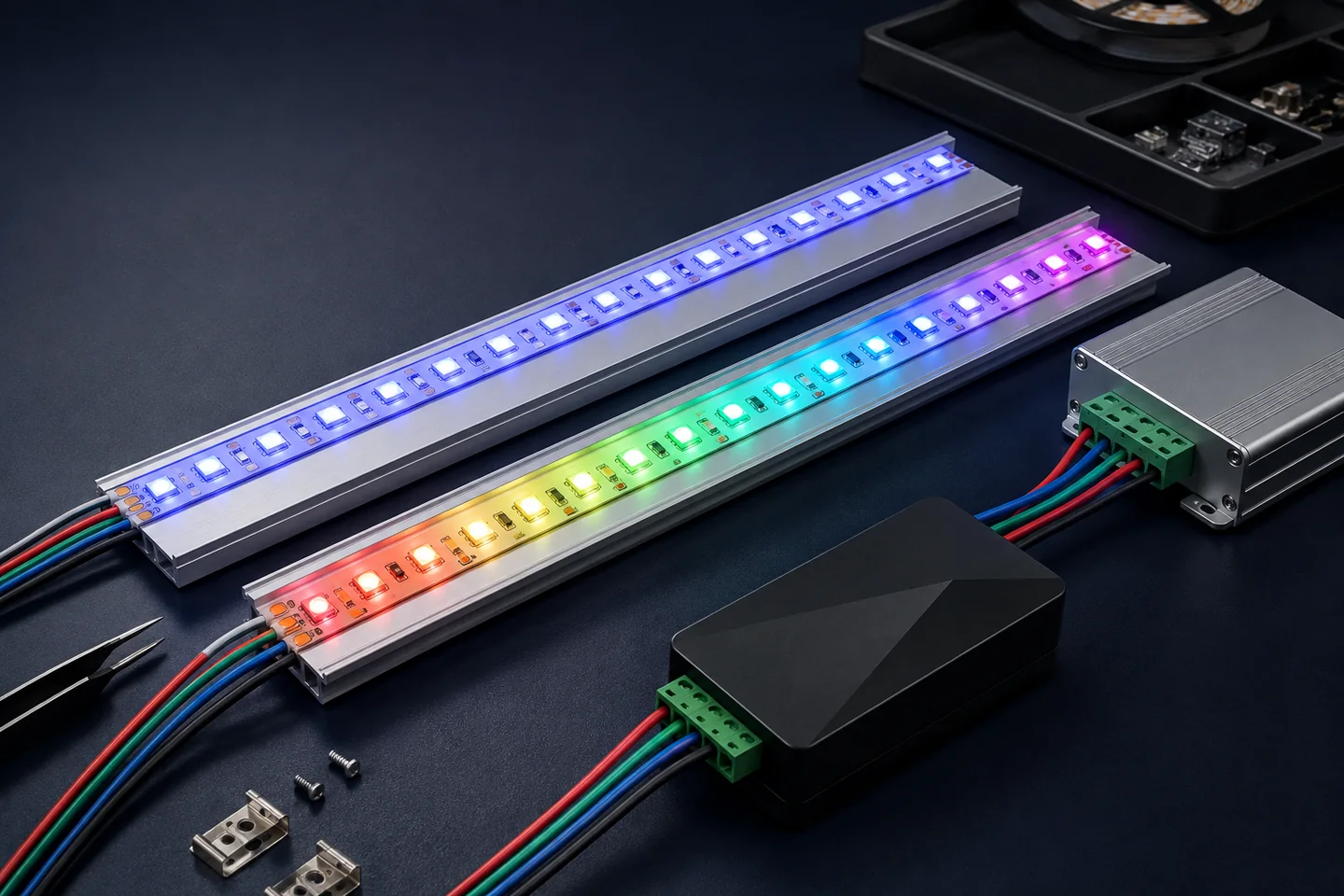 Addressable vs RGB LED Strip: Which Should a Project Use?