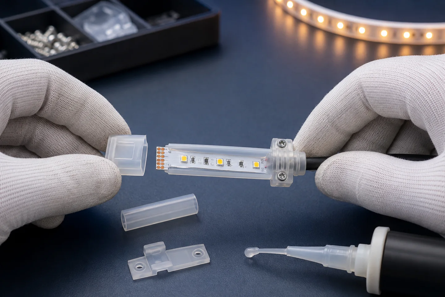 How to Waterproof LED Strip Connections and Cut Ends