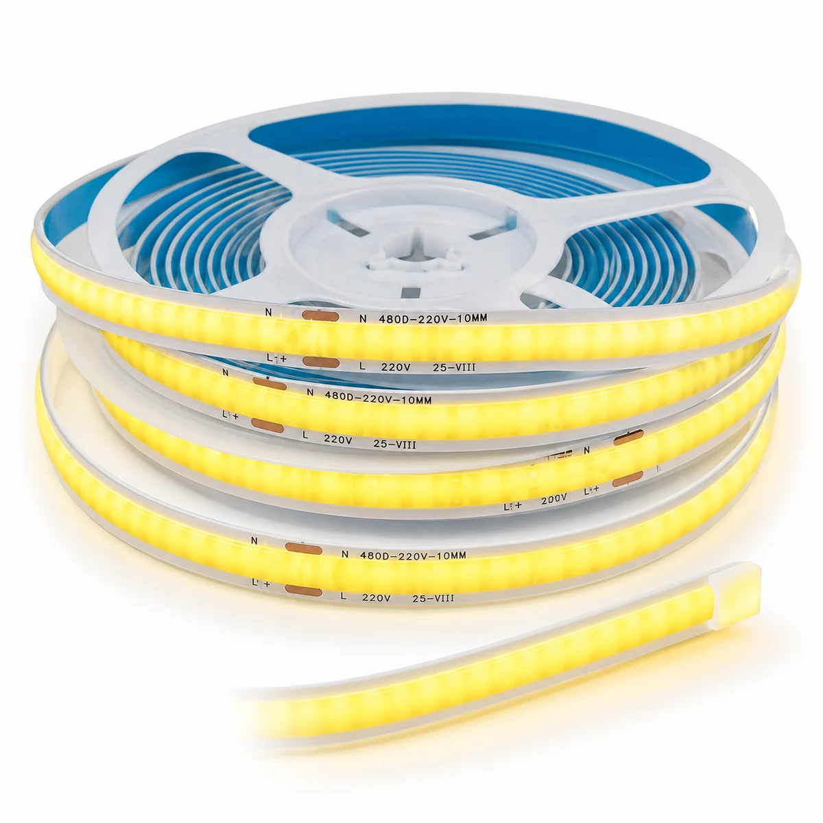 COB 10mm 480LED AC220V CRI80 IP20 Driver-Free LED Strip product photo