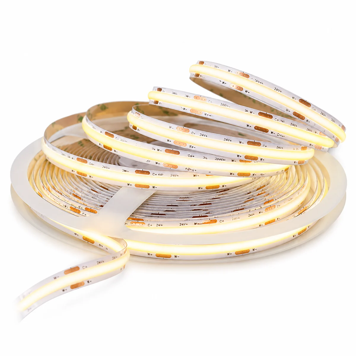 COB 8mm 480LED DC12/24V CRI90 CCT Tunable LED Strip product photo