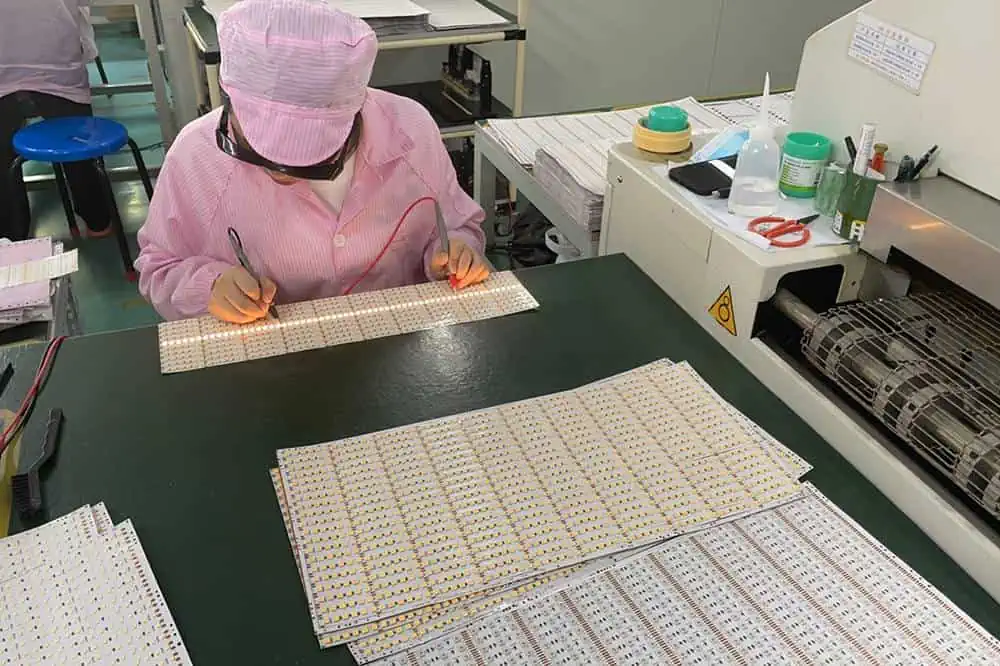 QC Inspection After Reflow Solering