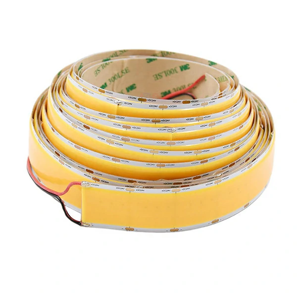 COB 30mm 1600LED DC12/24V CRI90 High Power LED Strip - Dot-Free Continuous Light