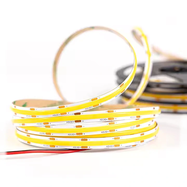 COB 8mm 320LED DC12/24V CRI80 LED Strip - Dot-Free Continuous Light