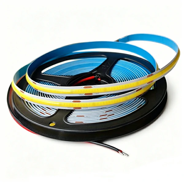 COB 8mm 480LED DC12/24V CRI80 LED Strip - Dot-Free Continuous Light
