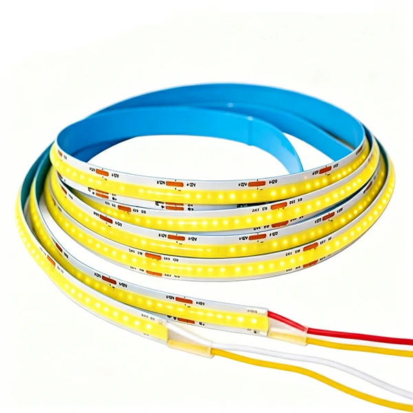 COB 8mm 624LED DC12/24V CCT Tunable WW+W LED Strip - Dot-Free Continuous Light