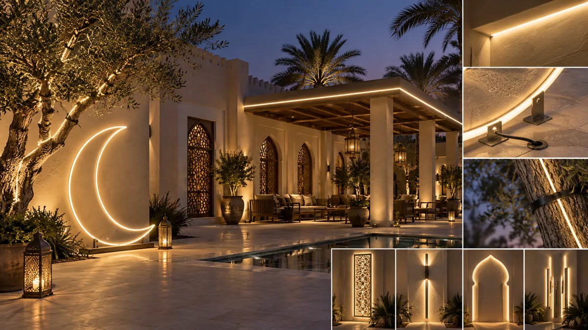 6 Best LED Strip Configurations for Ramadan Decorations in the GCC