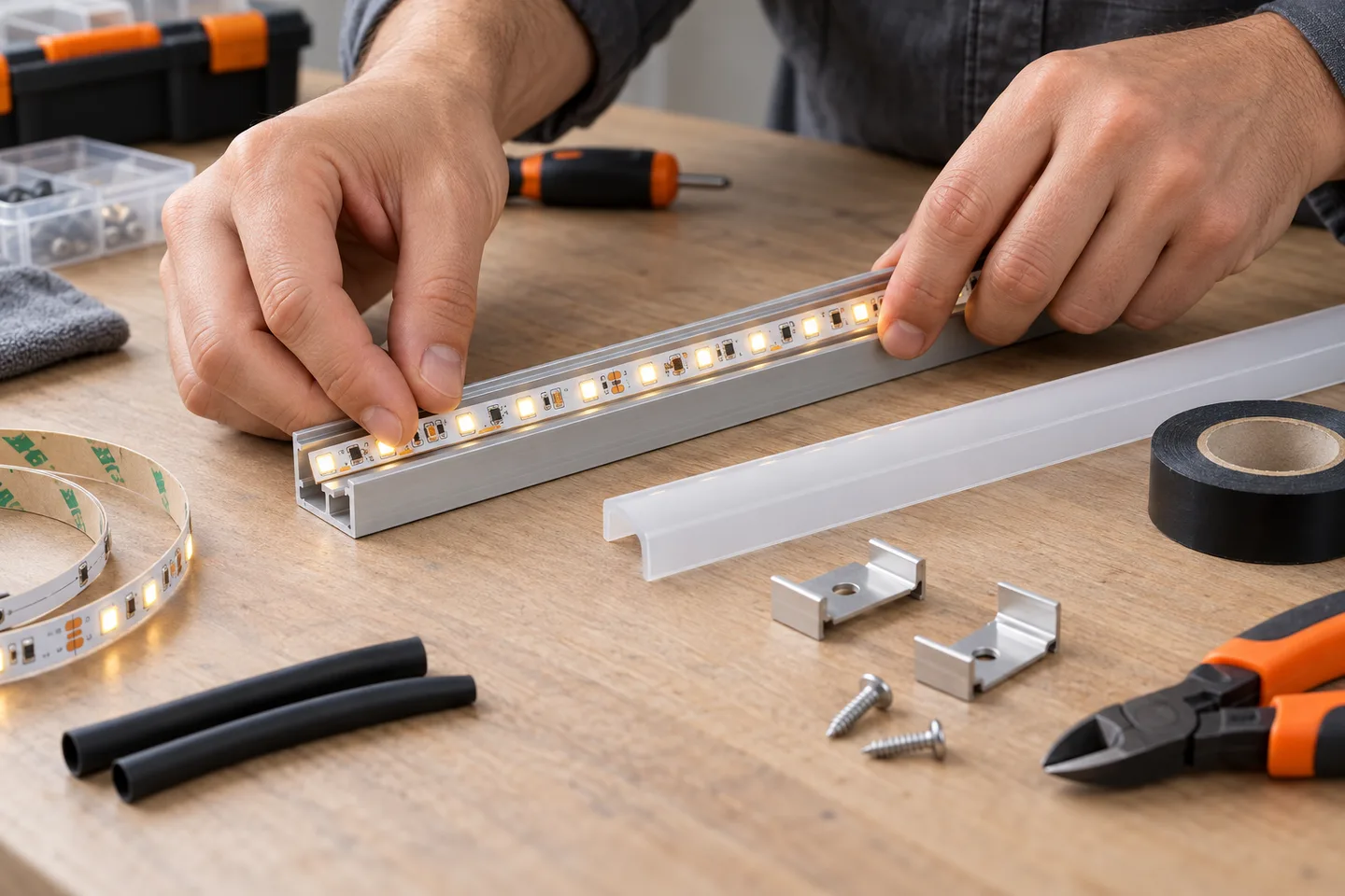 Can You Put Tape Over LED Strip Lights?