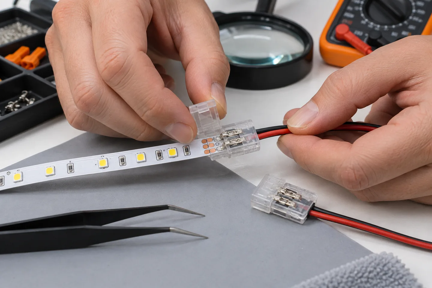 How to Fix an LED Light Strip Connector