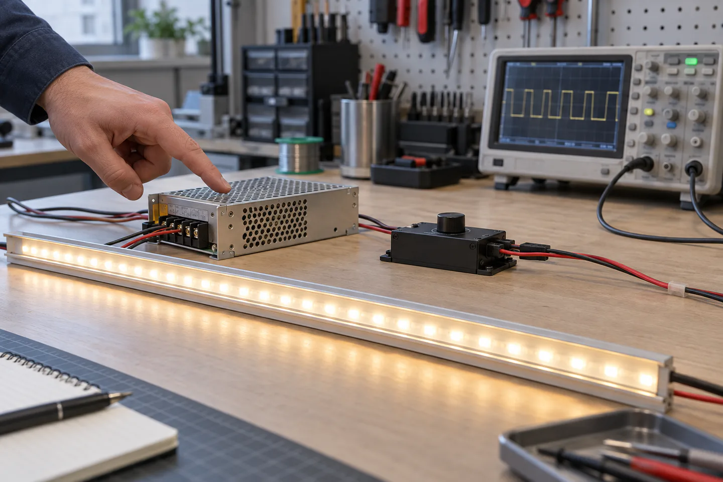 Why Does an LED Strip Power Supply Buzz When Dimmed?